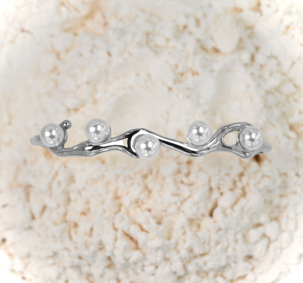 Silver stainless steel bracelet Nerina by Mareas